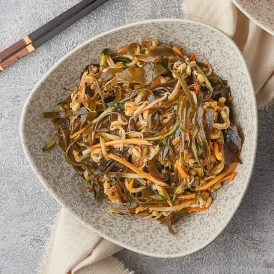 Picture of Salad with Laminaria and soya-bean sprouts