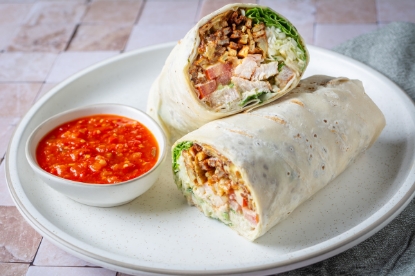 Picture of California chicken burrito