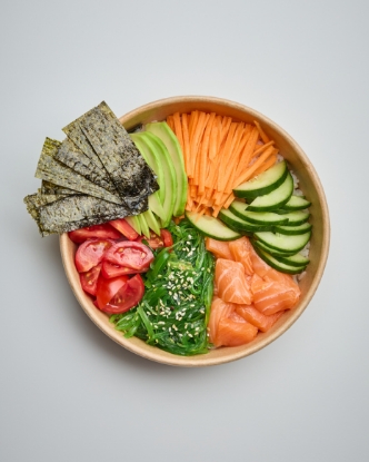Picture of Poke with Salmon