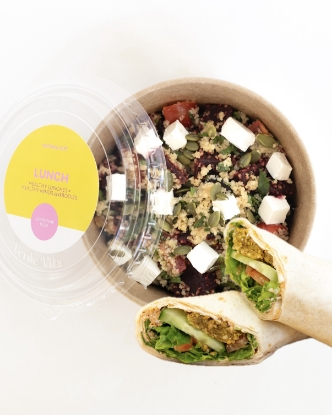 Picture of Beetroot salad+Falafel wrap