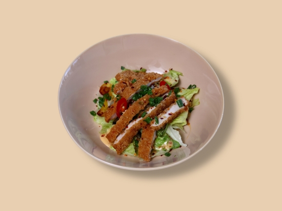 Picture of  Salad with Vegetables and Crunchy Chicken