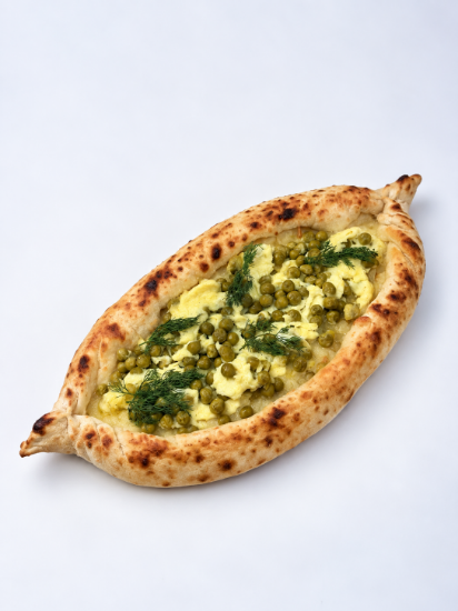 Picture of Adjarian Khachapuri with Green Pea Omelet