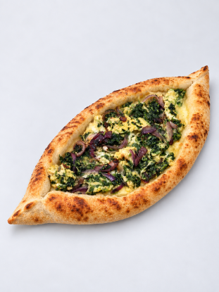 Picture of Adjarian Khachapuri with Fresh Herb Omelet